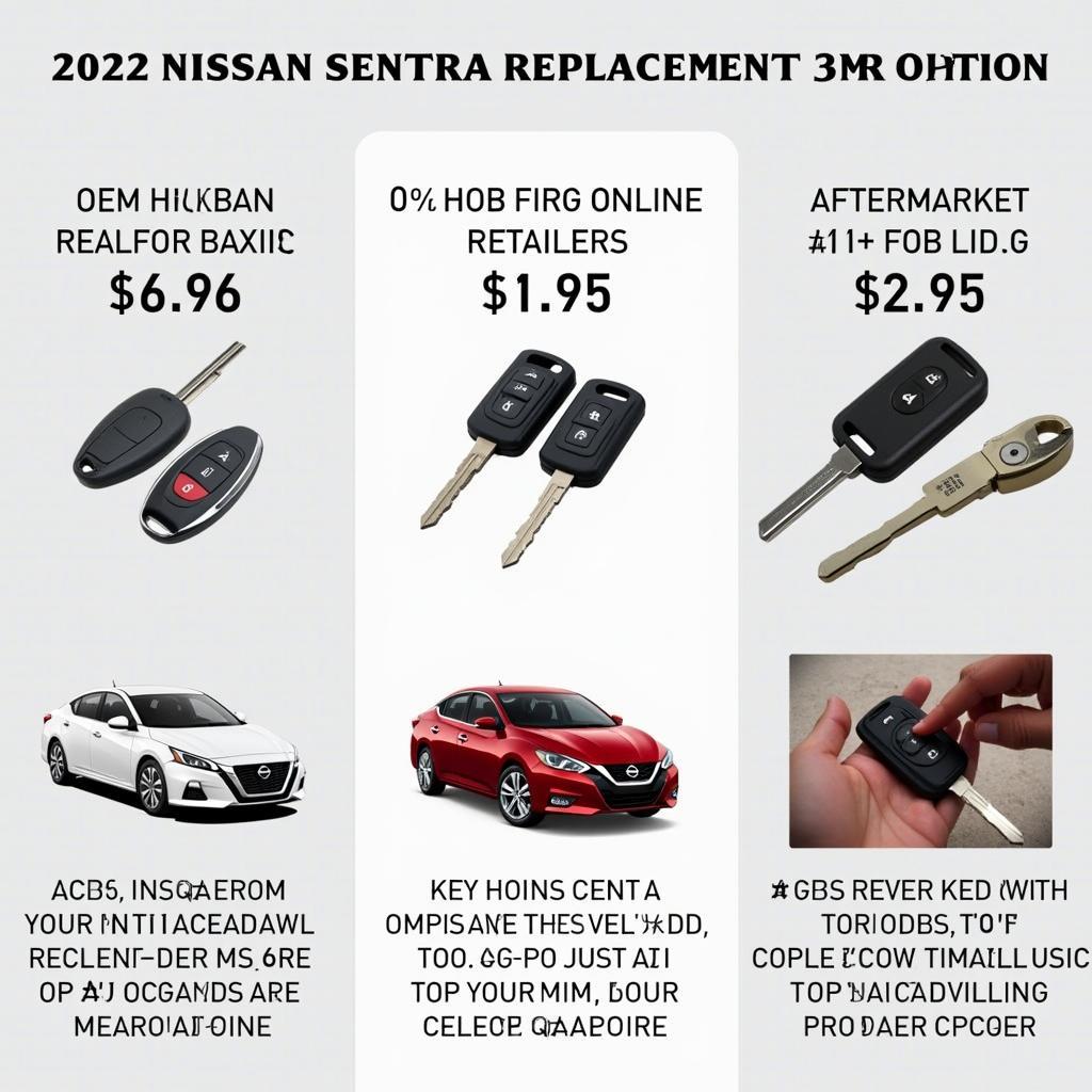 Replacement 2022 Nissan Sentra Key Fob Options and Costs