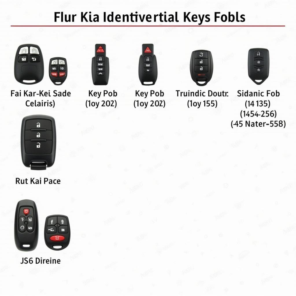 Replacement Kia Soul Key Fob Options: Comparing different types of replacement key fobs for the 2011 Kia Soul, including OEM and aftermarket options.