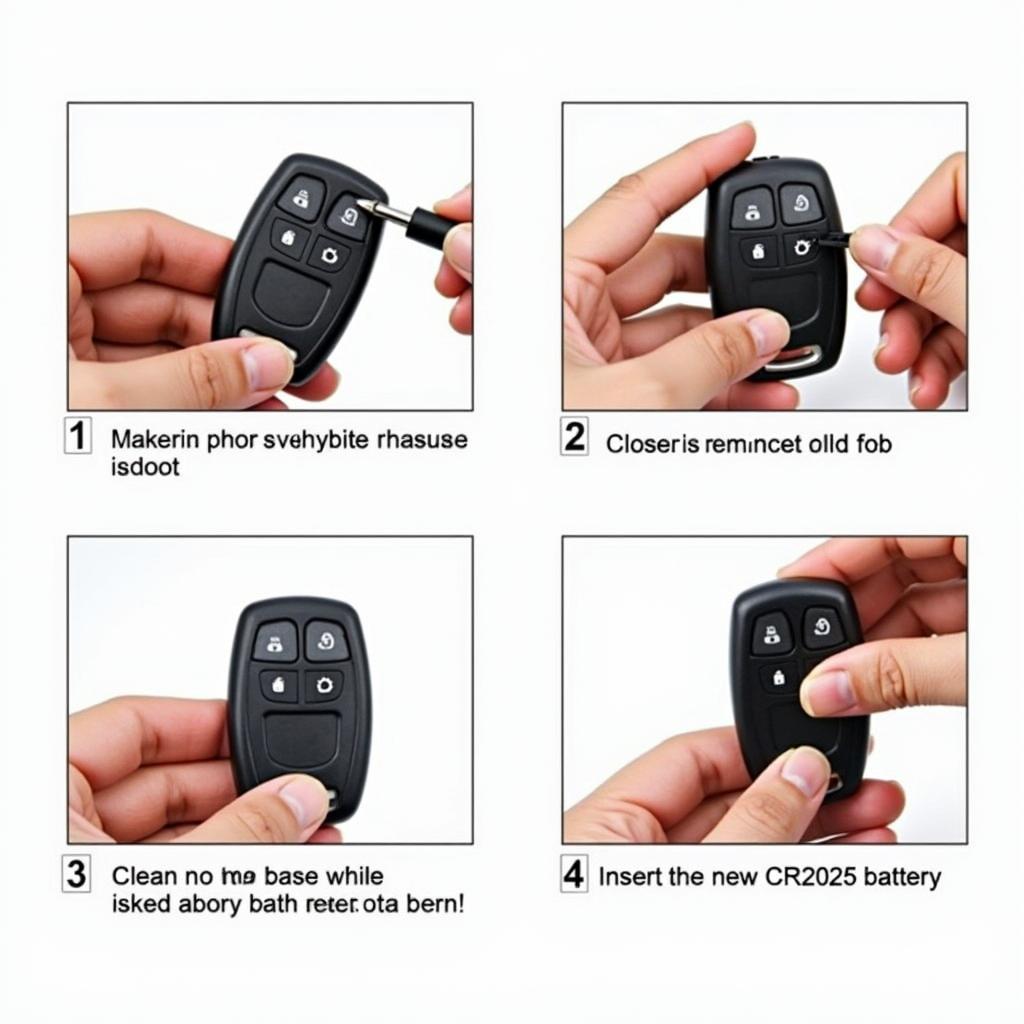 Step-by-step guide to replacing the key fob battery in a 2008 Mercedes C300