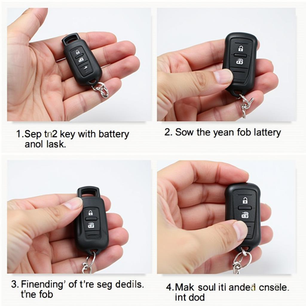 Step-by-step process of replacing the key fob battery in a 2015 Mercedes ML350