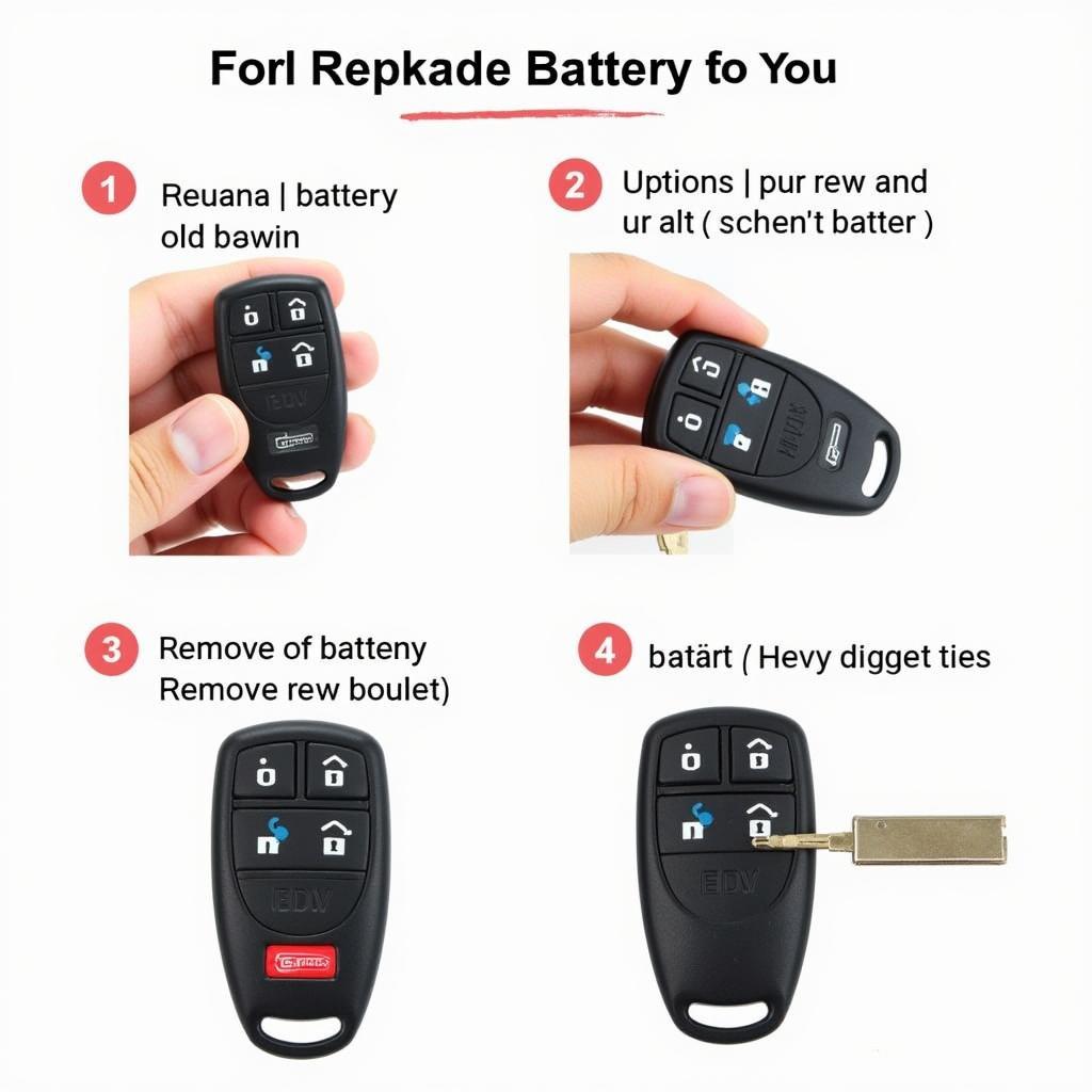 Replacing Chevy Cobalt Key Fob Battery