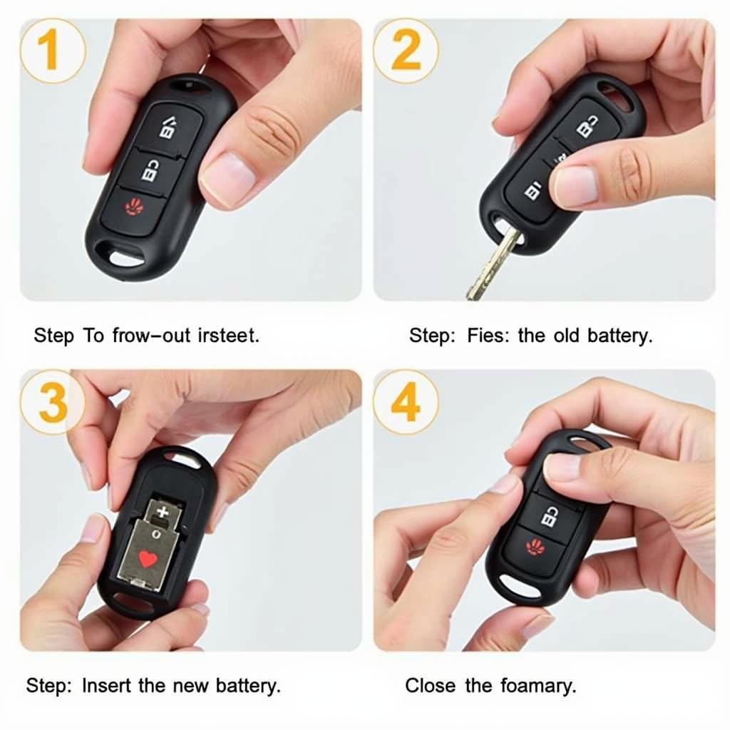 Step-by-step guide on how to replace the battery in a 2015 Chrysler 300 key fob