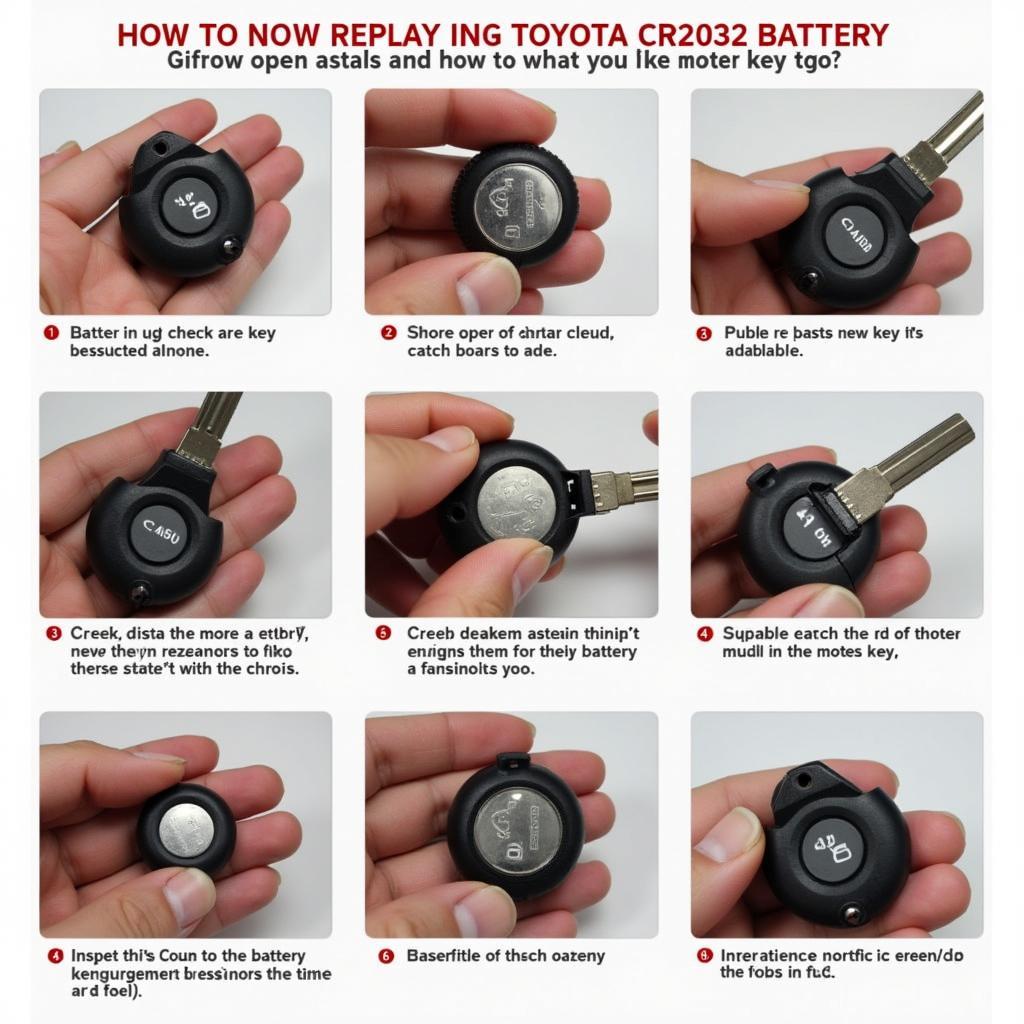 Replacing CR2032 Battery in Camry Keyfob