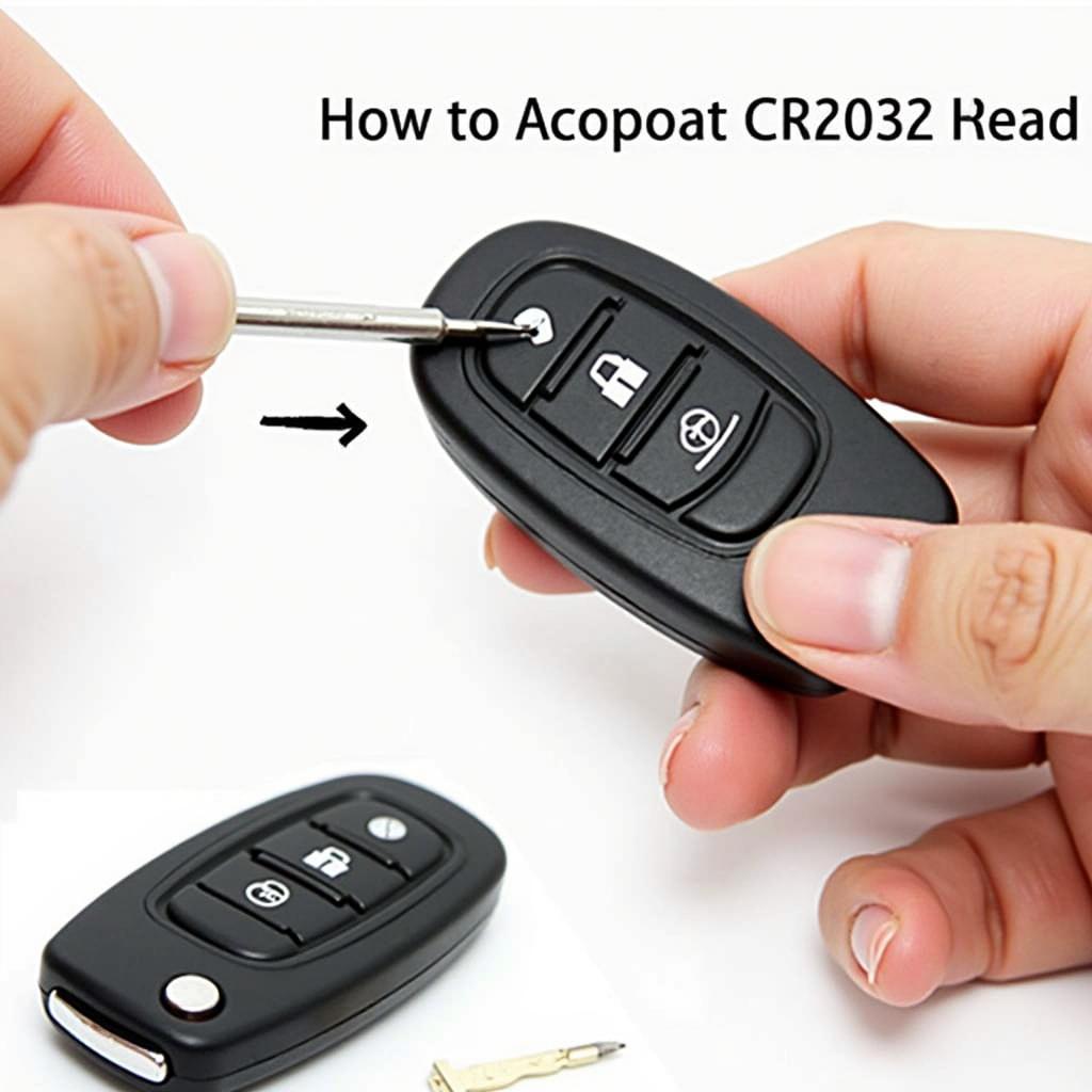 Replacing CR2032 Battery in Keyfob