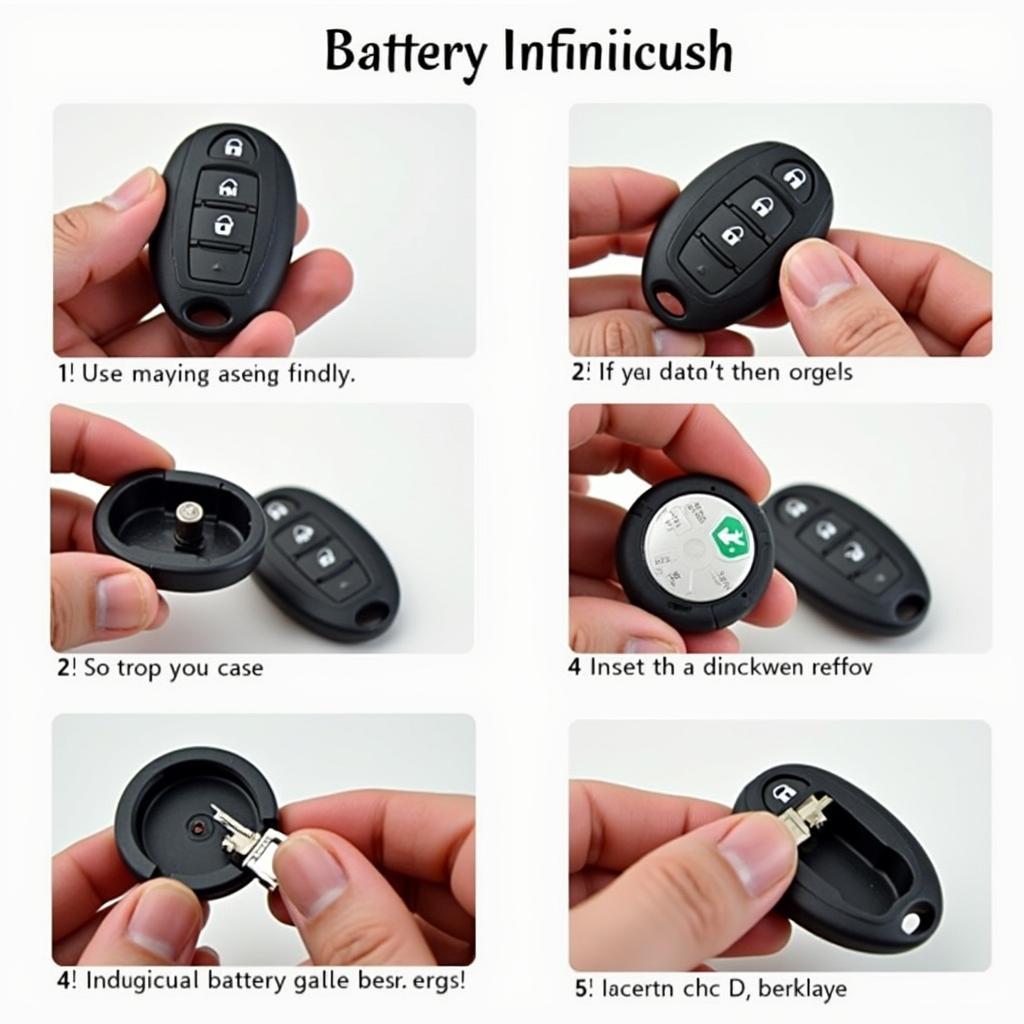 Replacing the Infiniti QX80 key fob battery step-by-step guide