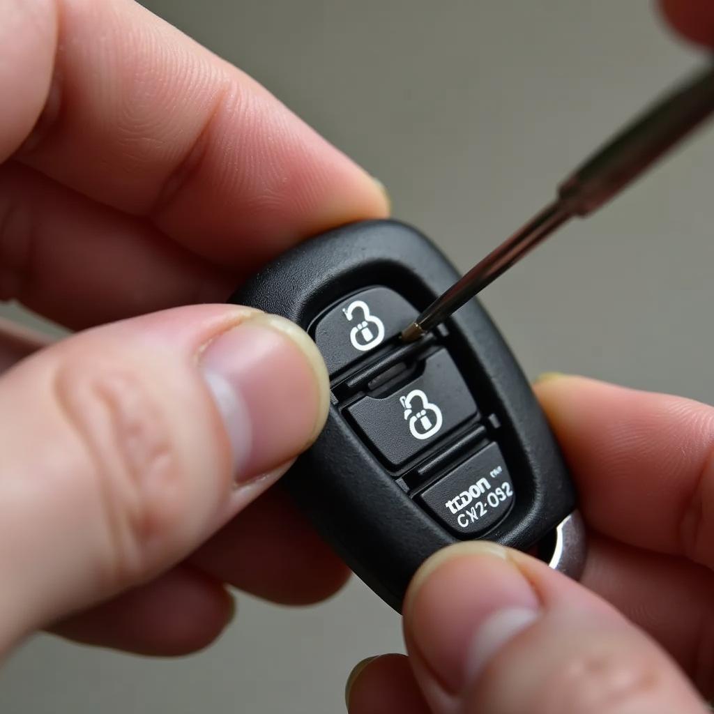 Replacing Mazda CX-30 Key Fob Battery