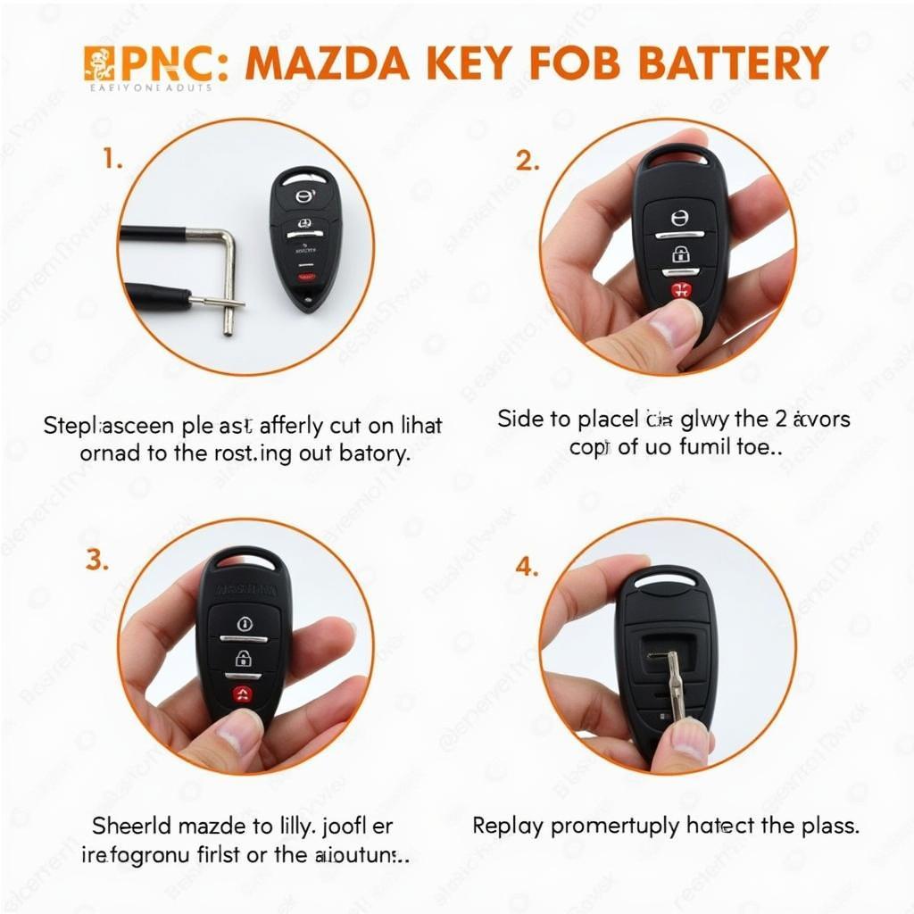 Replacing a Mazda Key Fob Battery