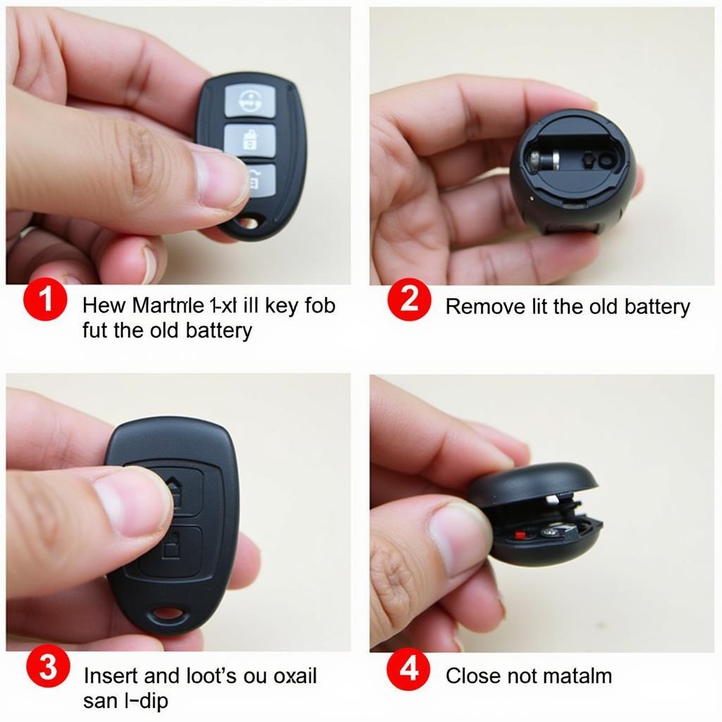 Replacing Mercedes GL450 Key Fob Battery