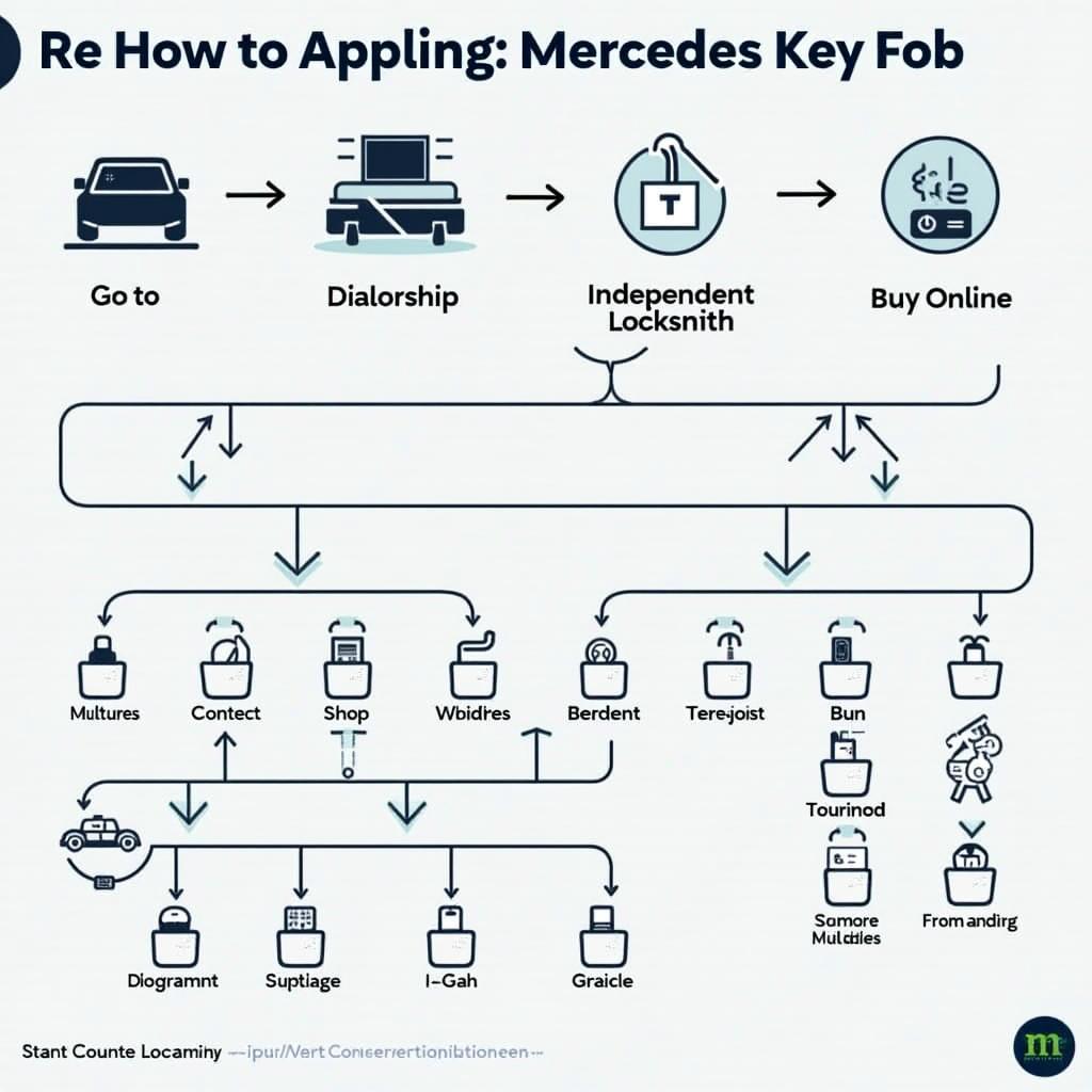 Replacing a Mercedes Key Fob: Dealership, Locksmith, Online