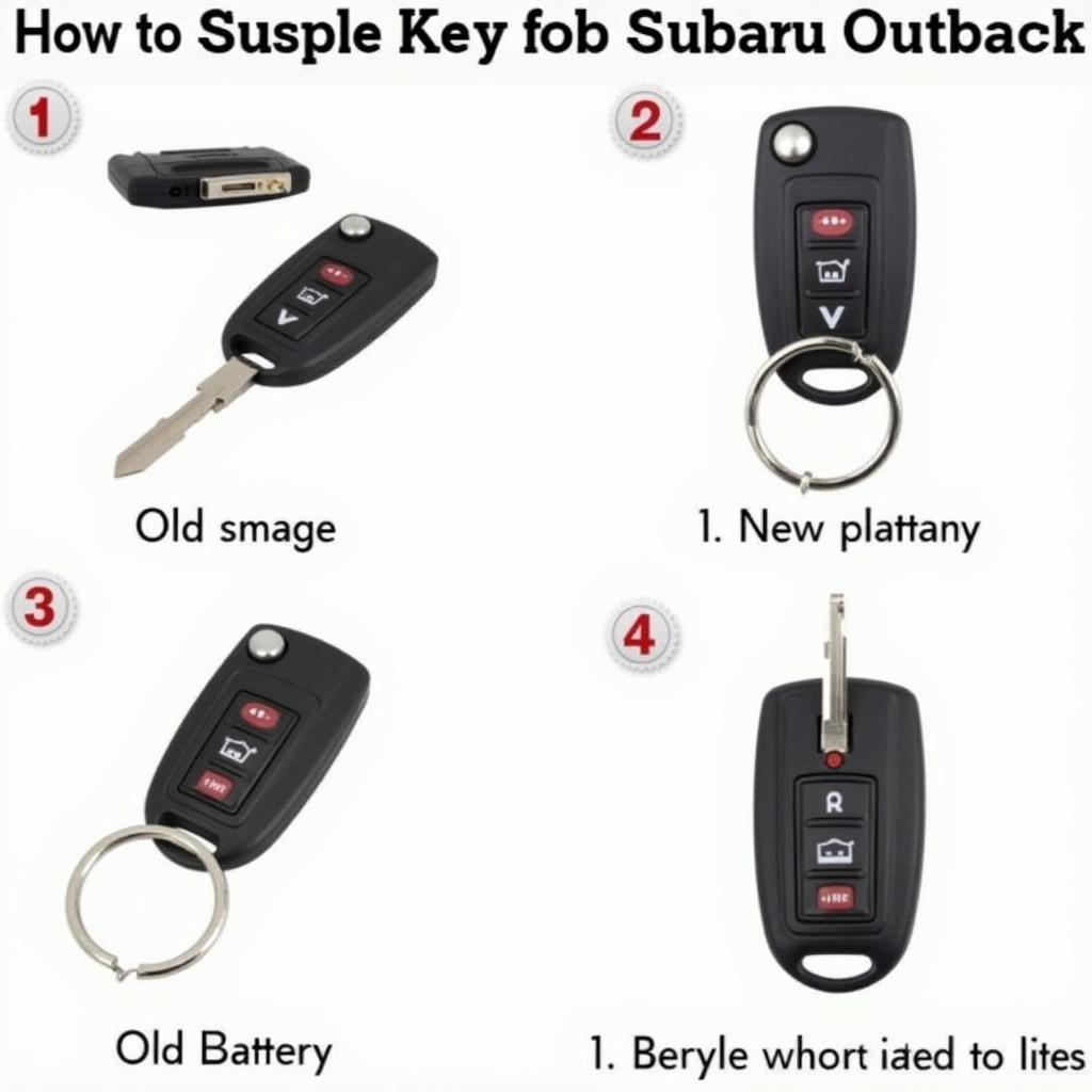 Replacing Subaru Outback Key Fob Battery