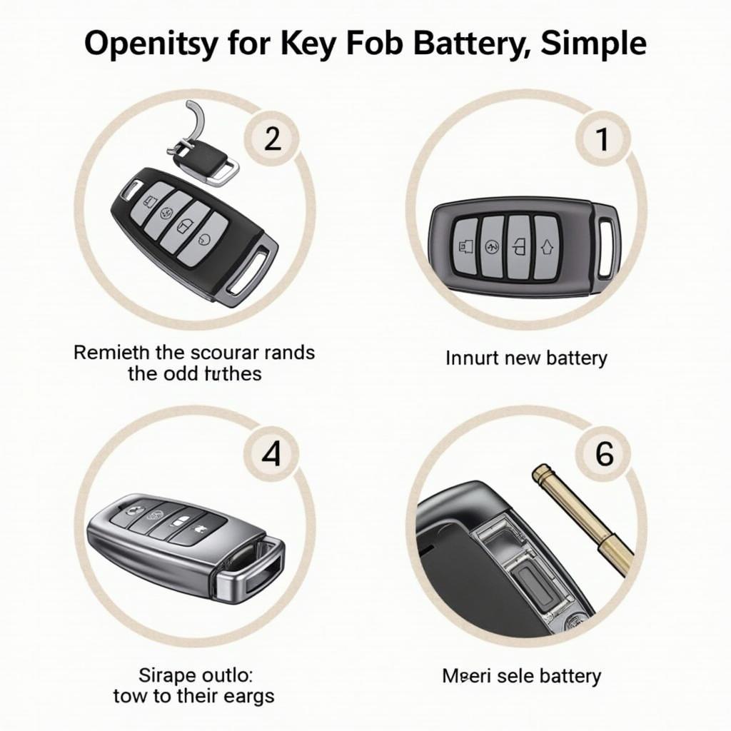 Replacing the Mercedes GLC 300 Key Fob Battery