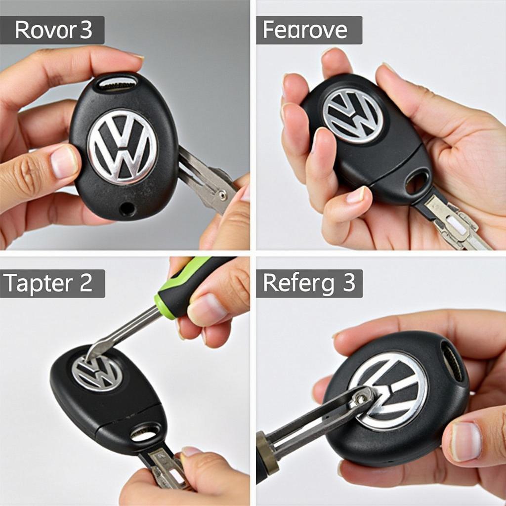 Replacing VW Key Fob Emblem