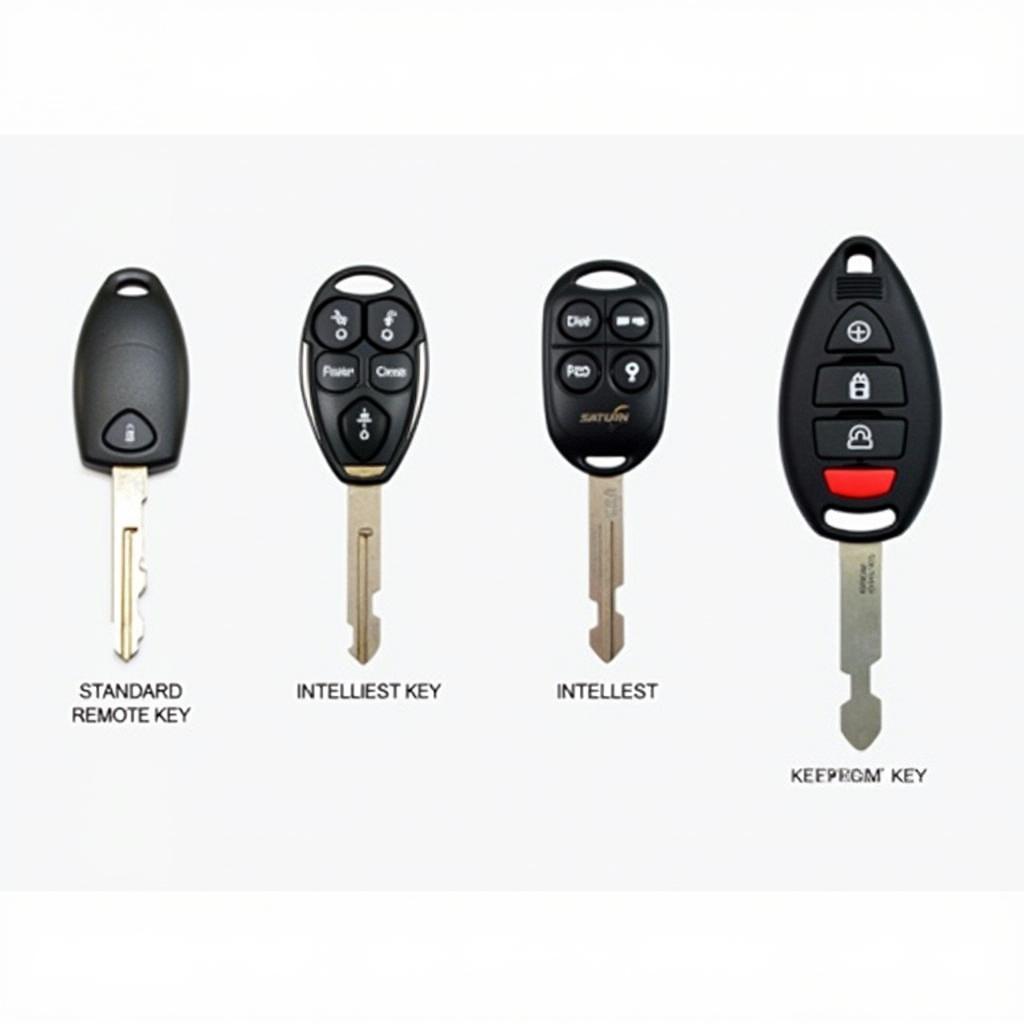 Different Types of Saturn Aura Key Fobs