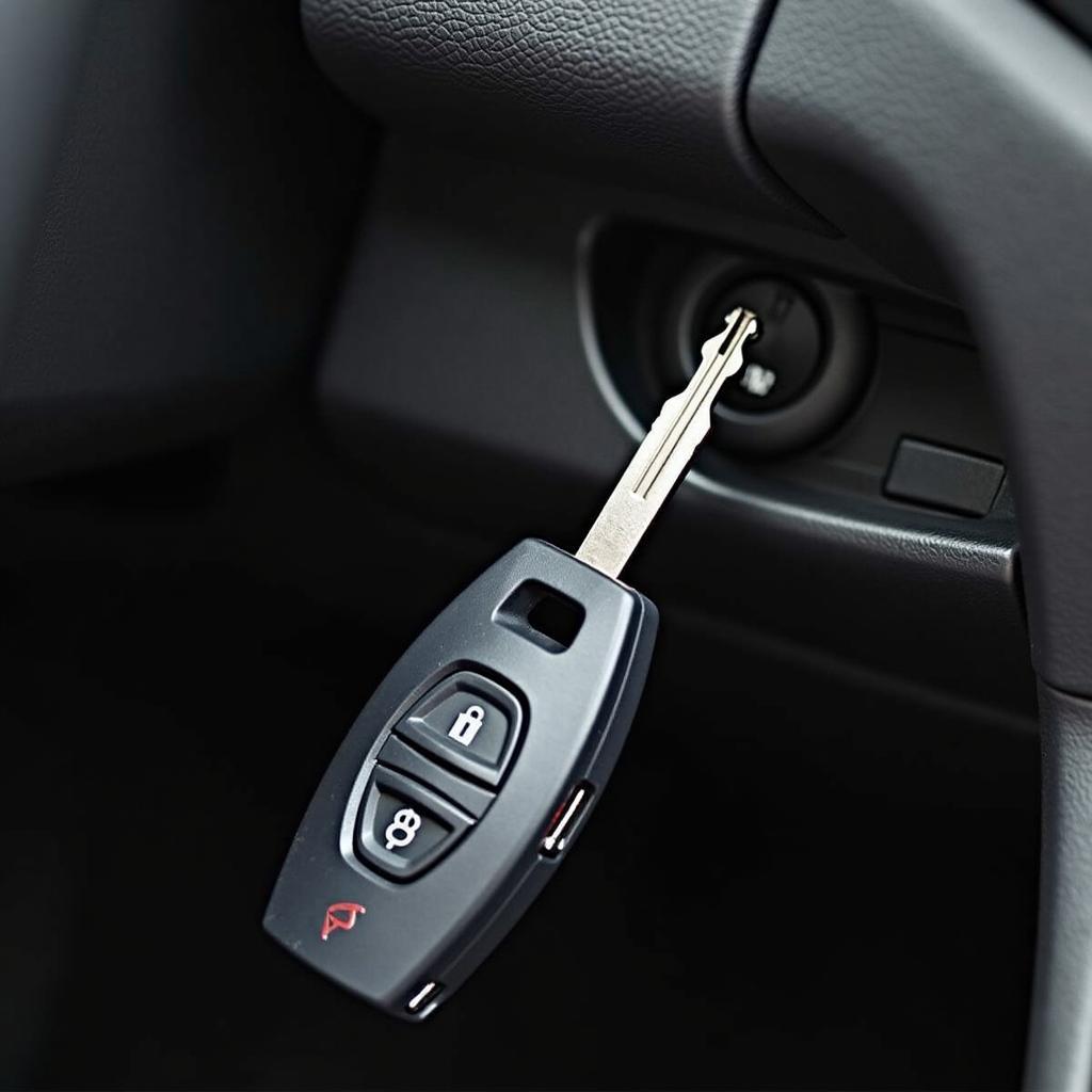 Scion FR-S Key in Ignition