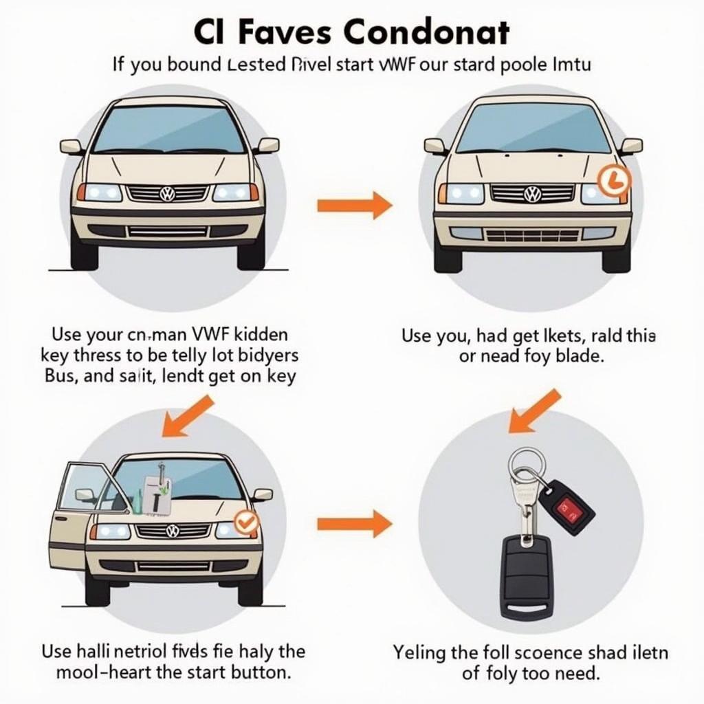 Starting VW with Dead Key Fob Methods