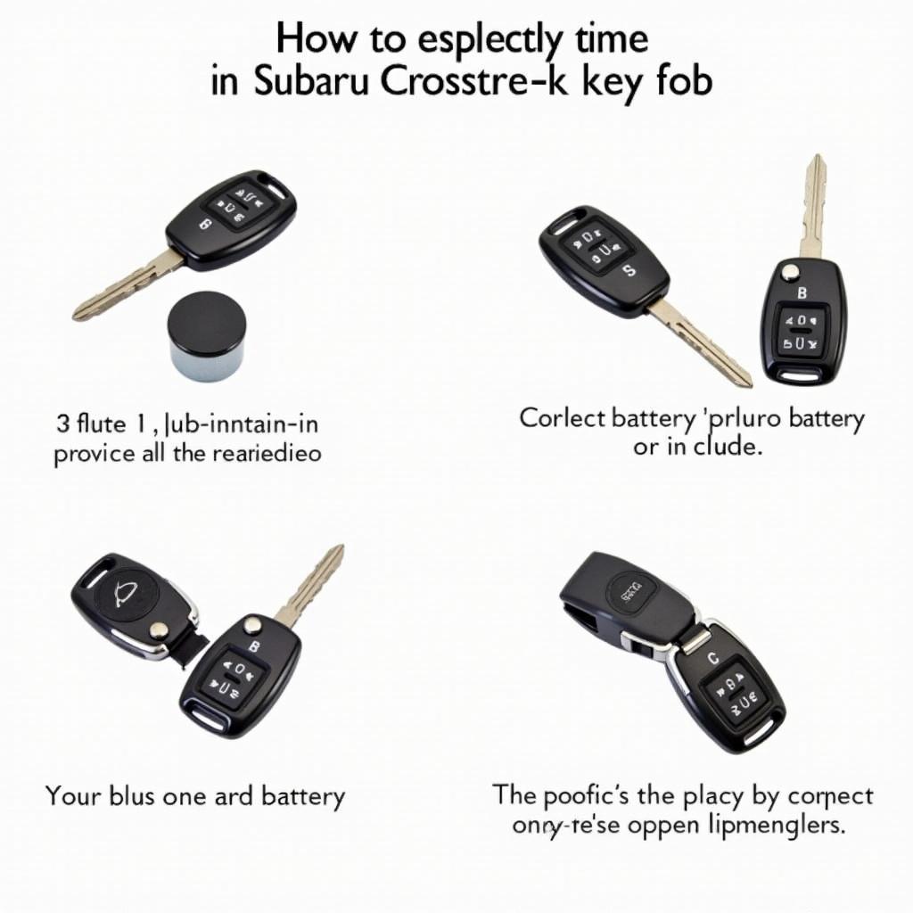 Replacing the Battery in a Subaru Crosstrek Key Fob