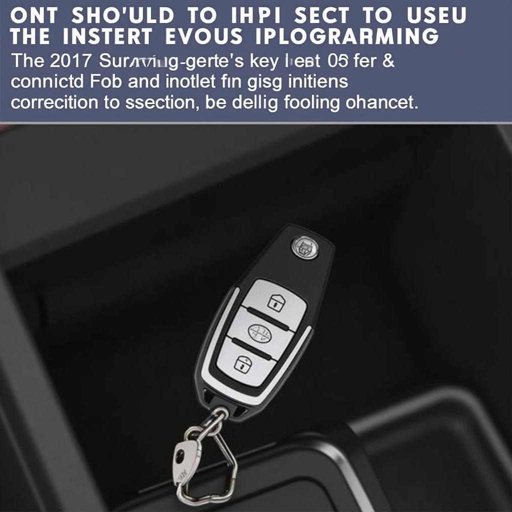 Subaru Forester Key Fob Inserted into Ignition