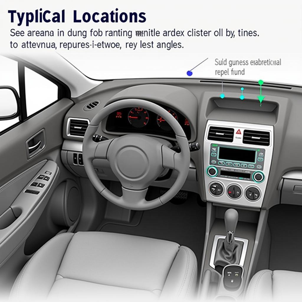 Subaru Key Fob Antenna Locations