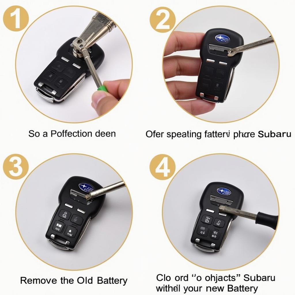 Subaru Key Fob Battery Replacement Process