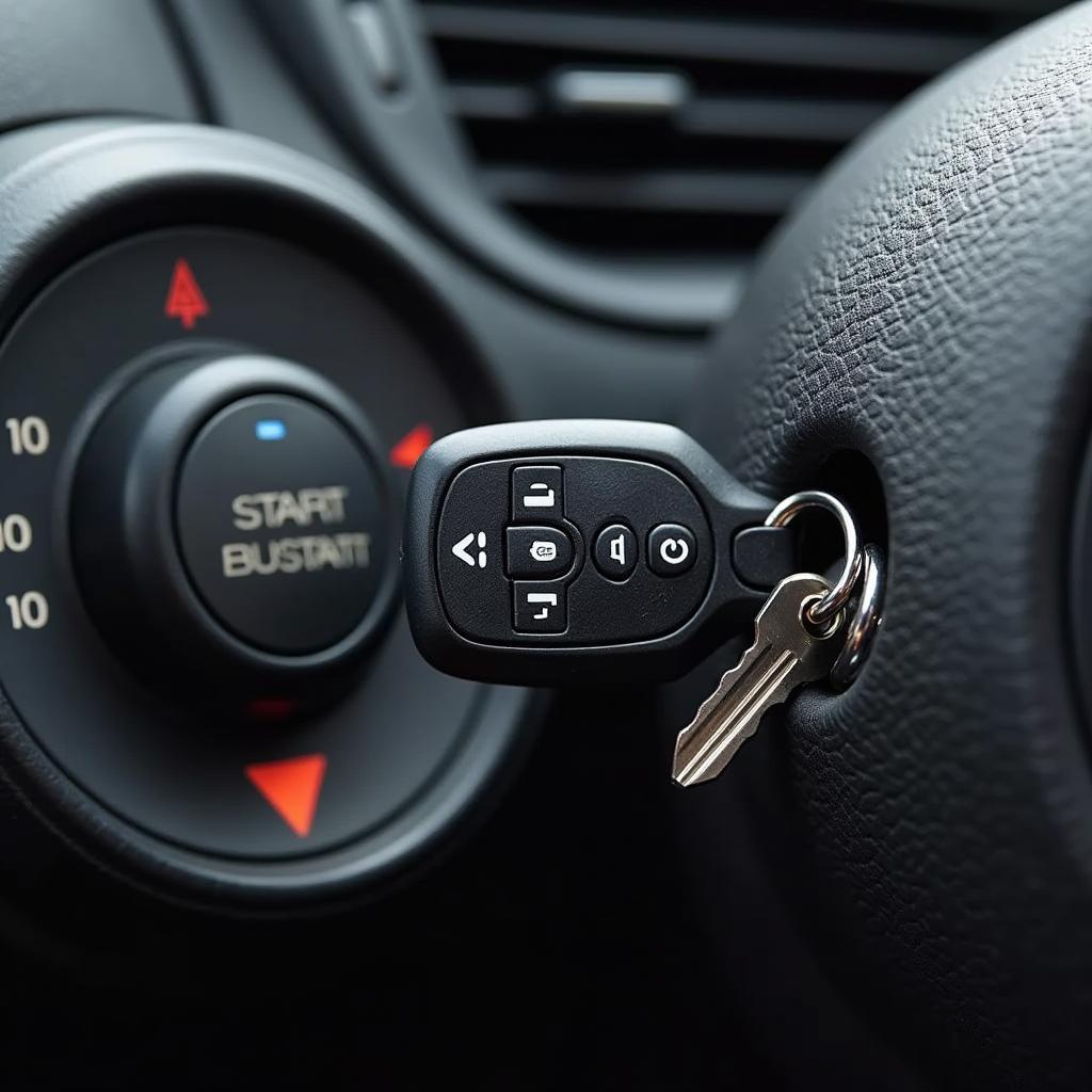 Starting a Subaru with a Dead Key Fob Near the Start Button