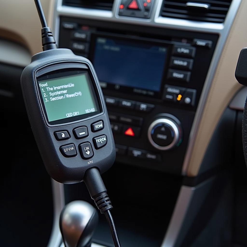 Checking for Diagnostic Trouble Codes in a Subaru