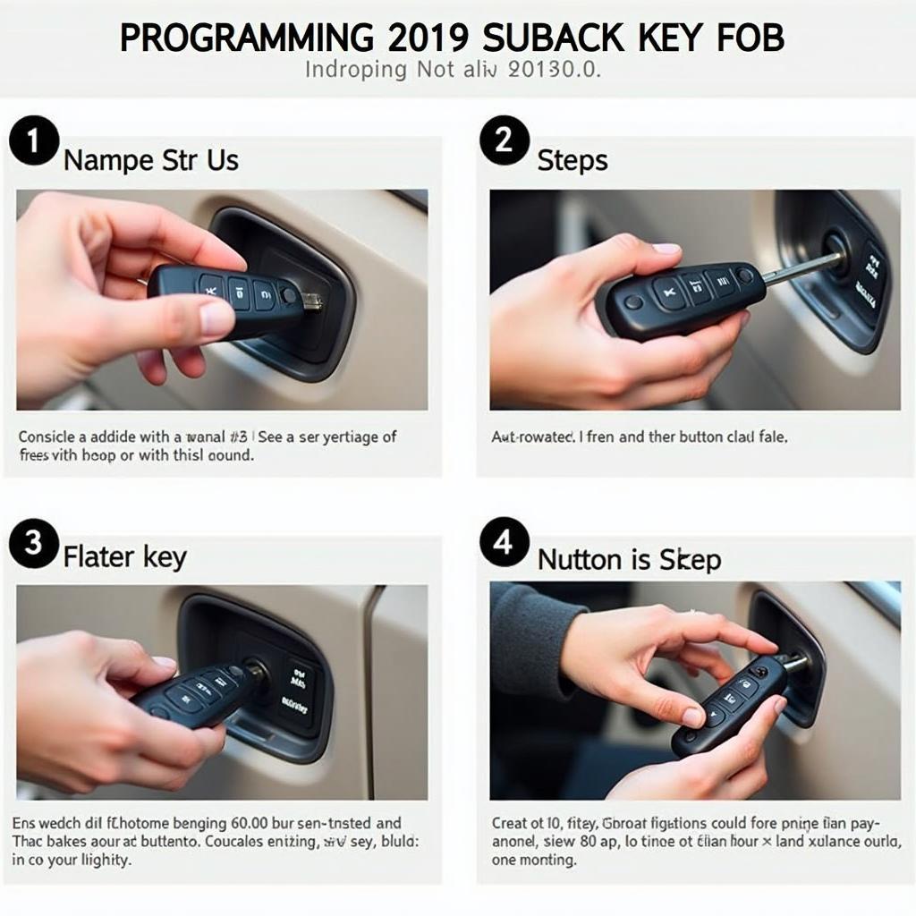 Programming a 2019 Subaru Outback Key Fob