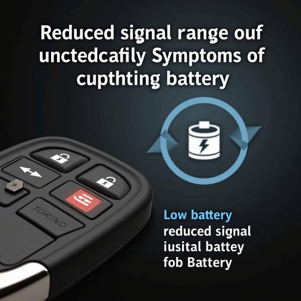 Subaru Outback Key Fob Low Battery Symptoms