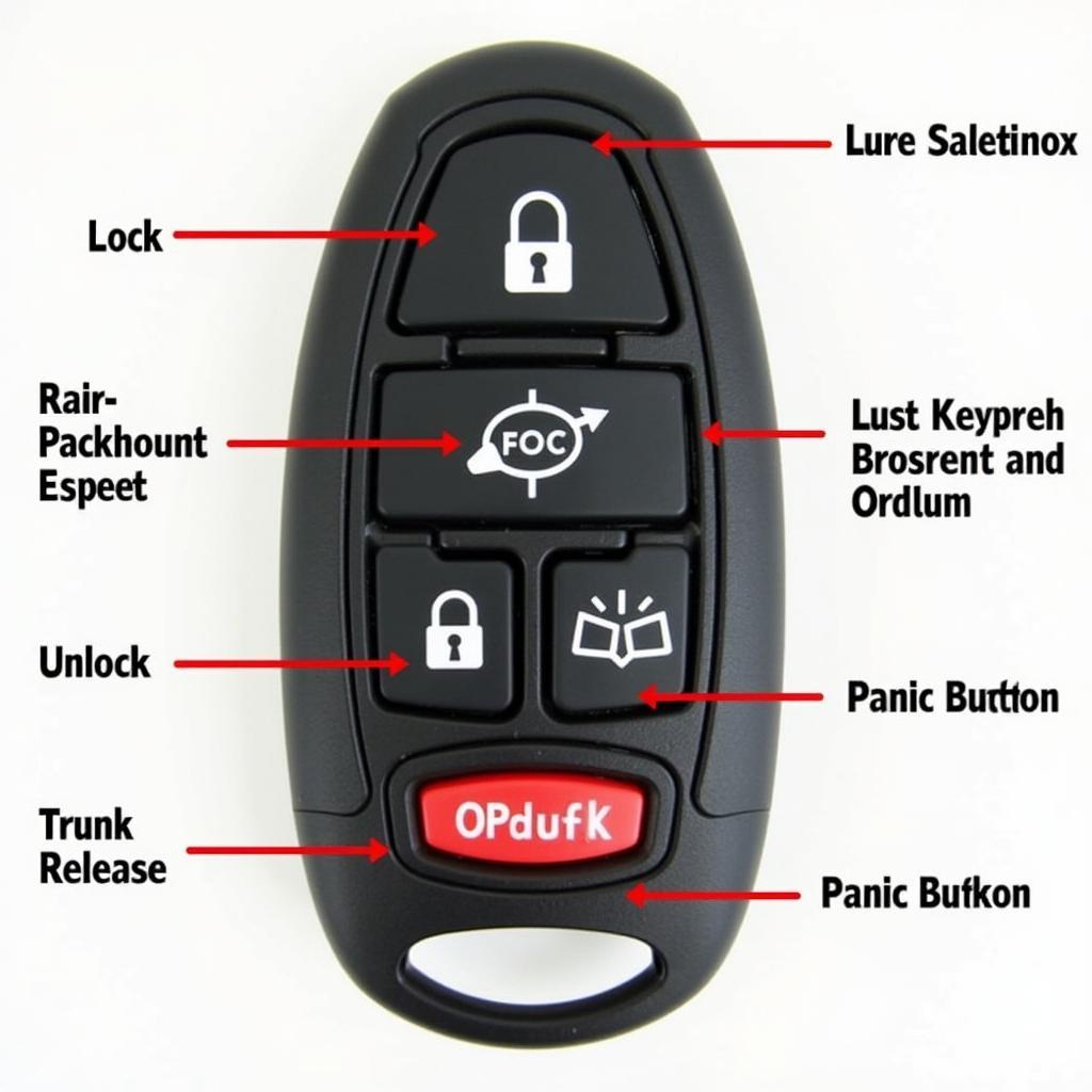 Subaru WRX Key Fob Functions and Buttons