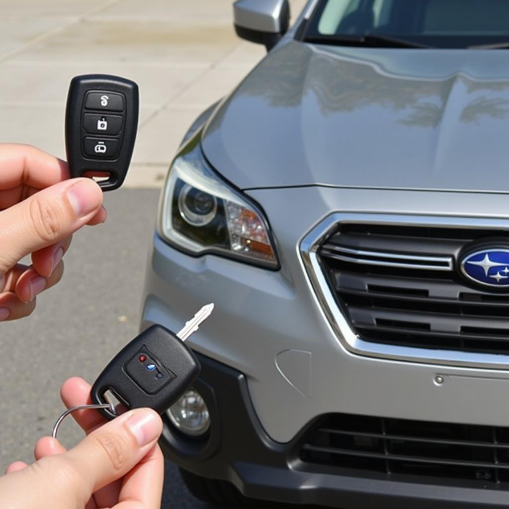 Testing the 2017 Subaru Outback Key Fob After Battery Replacement