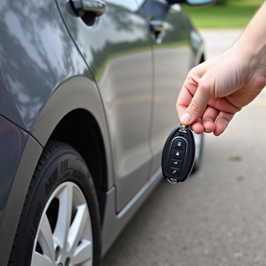 Testing the 2011 Mazda CX9 Key Fob After Battery Replacement