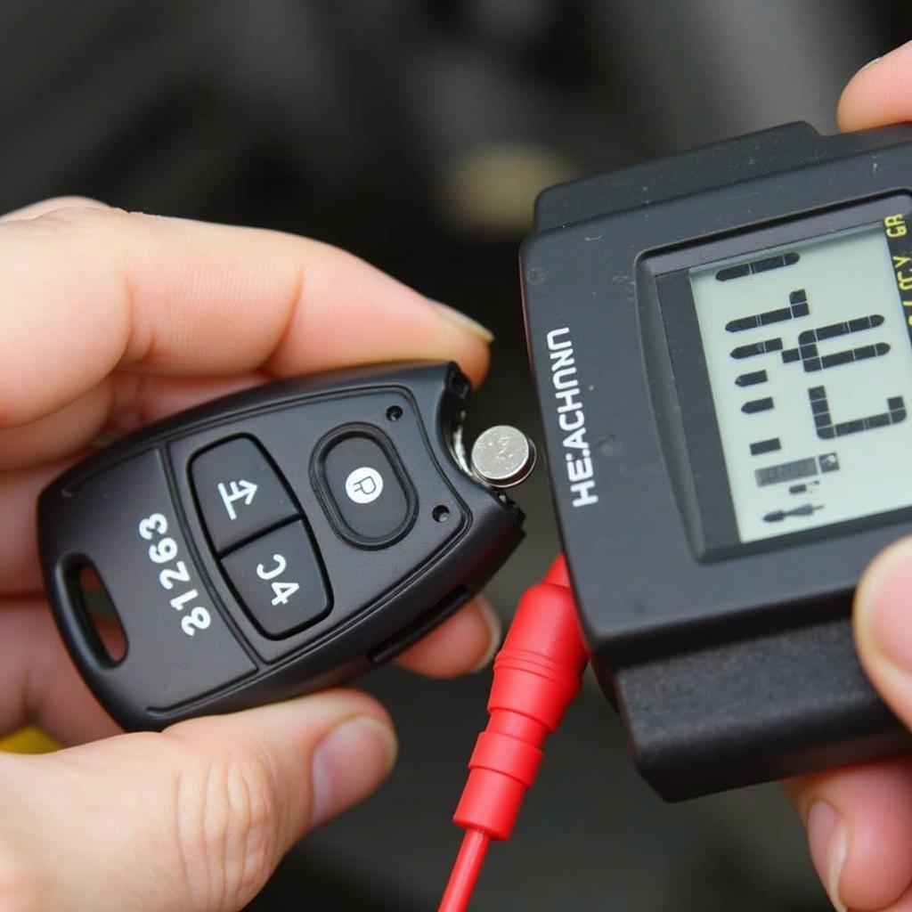 Testing the Battery of a 2015 Subaru Forester XT Key Fob