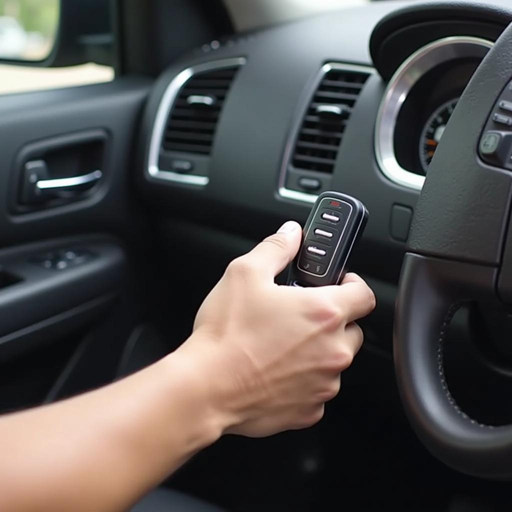 Testing the Dodge Durango Key Fob After Battery Replacement