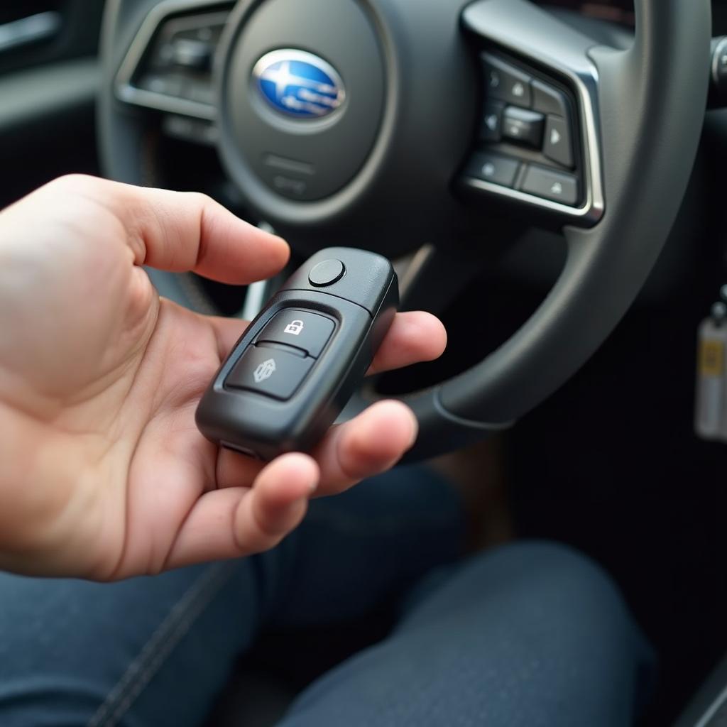 Testing New 2020 Subaru Outback Key Fob Battery: Ensure all key fob functions, like locking/unlocking and remote start, work correctly.