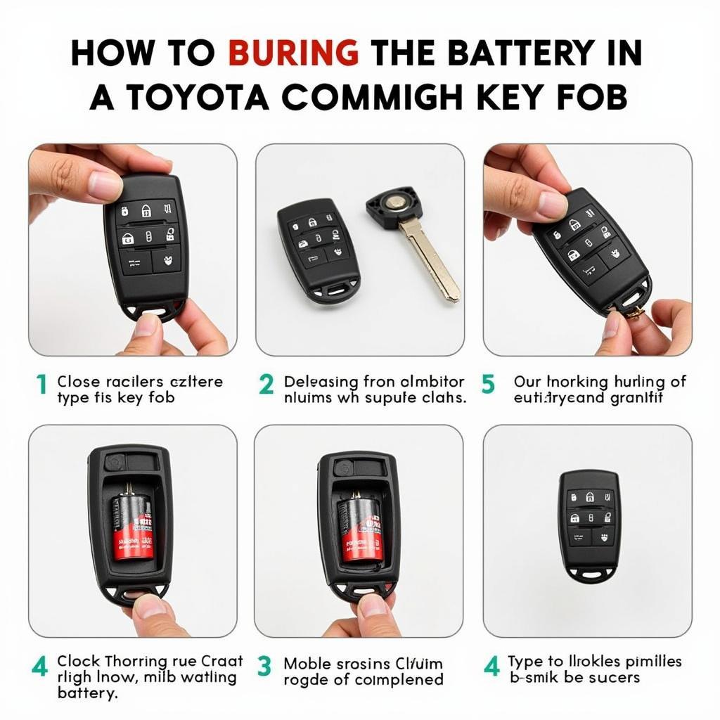 Replacing the Toyota Camry Key Fob Battery