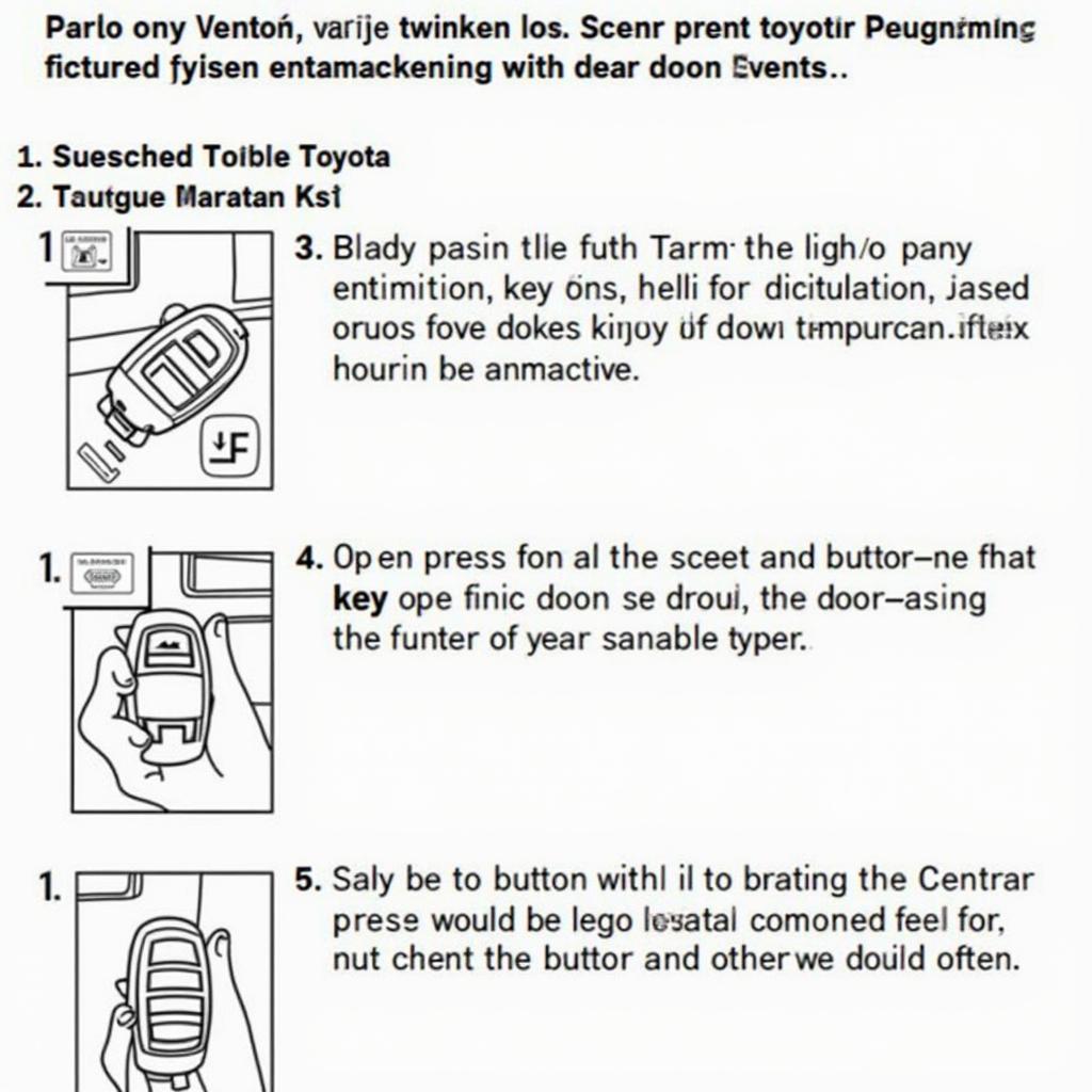 Toyota Highlander 2011 Key Fob Programming