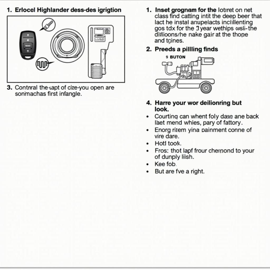 Toyota Highlander Key Fob Programming Process