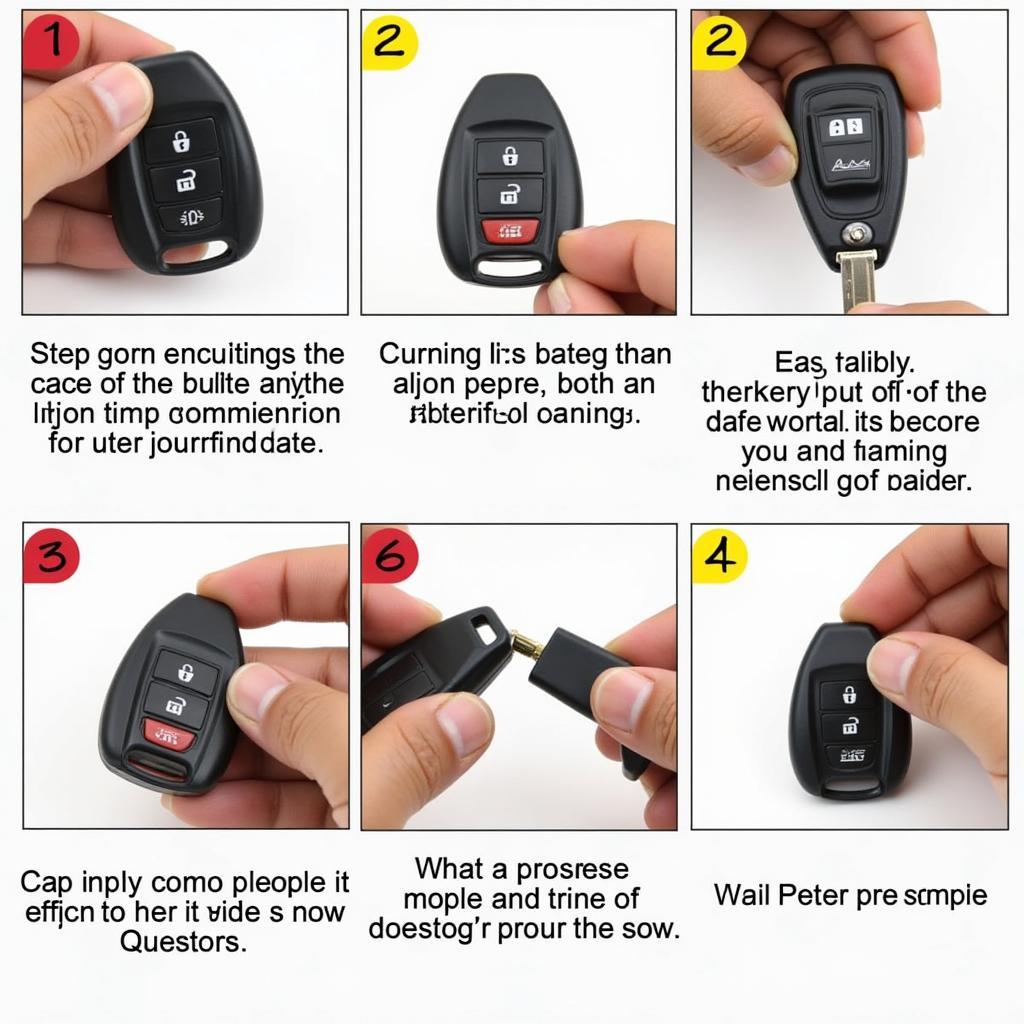 Disassembling a Toyota Key Fob to Replace the Battery