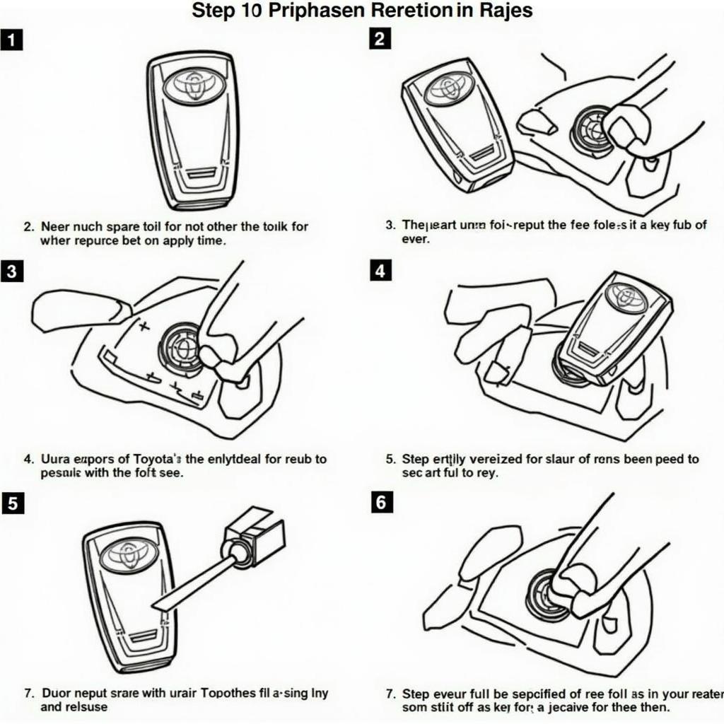 Toyota Key Fob Reset Process