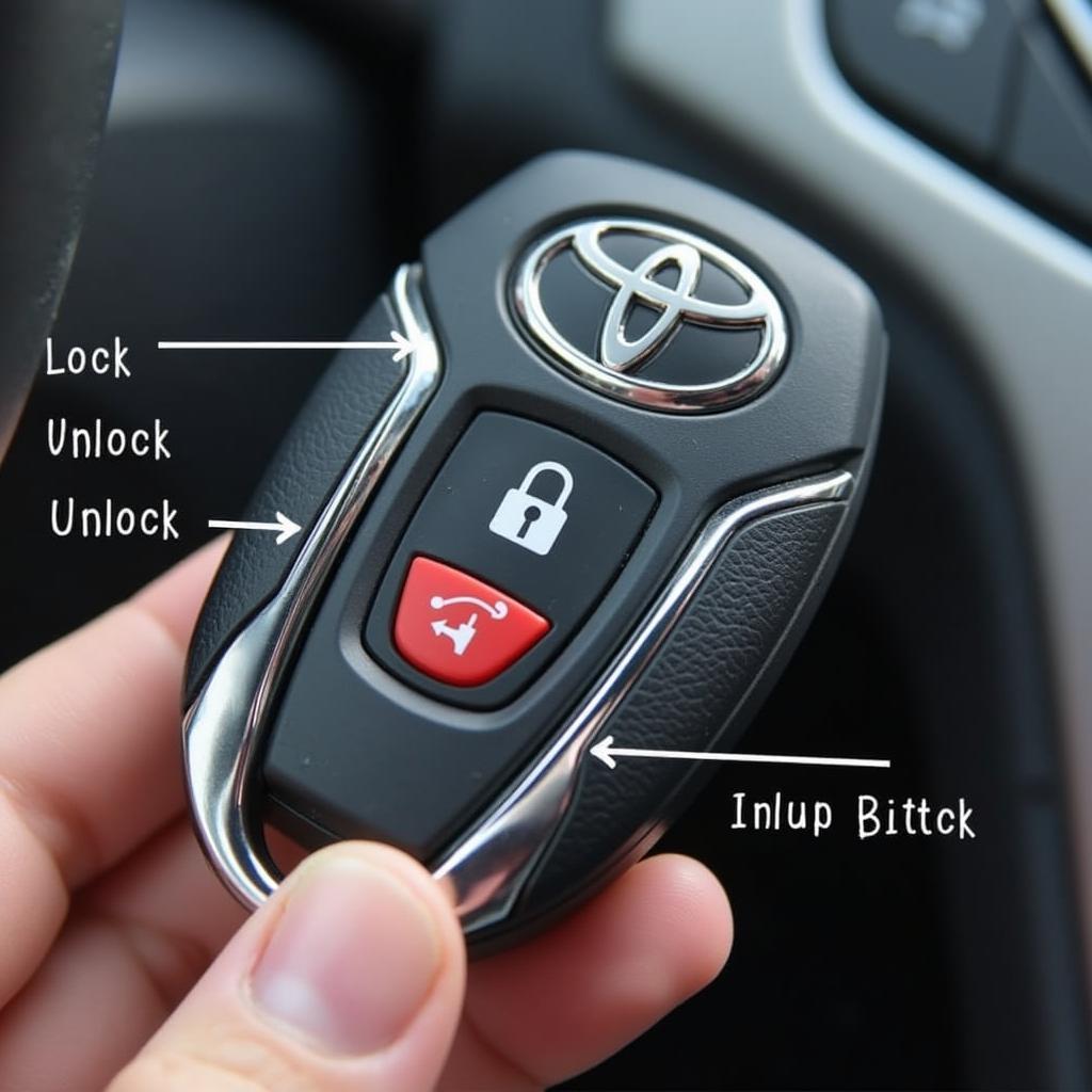 Toyota Key Fob Window Controls