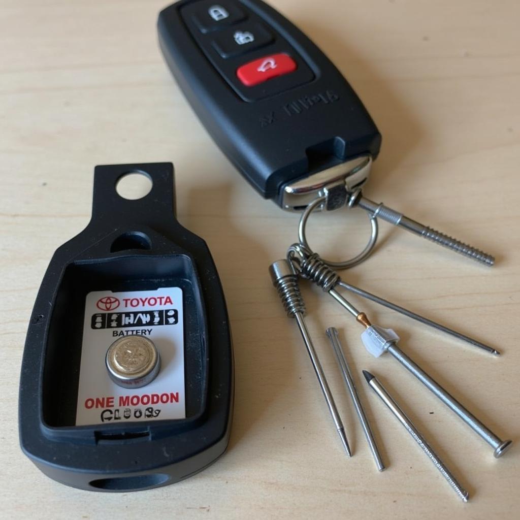 Replacing the Battery in a Toyota RAV4 Key Fob