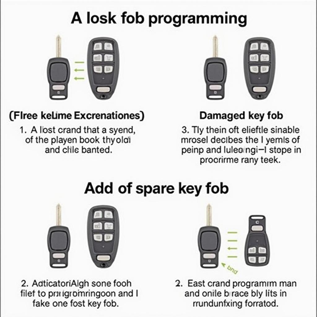 Common Toyota Sienna Key Fob Programming Scenarios