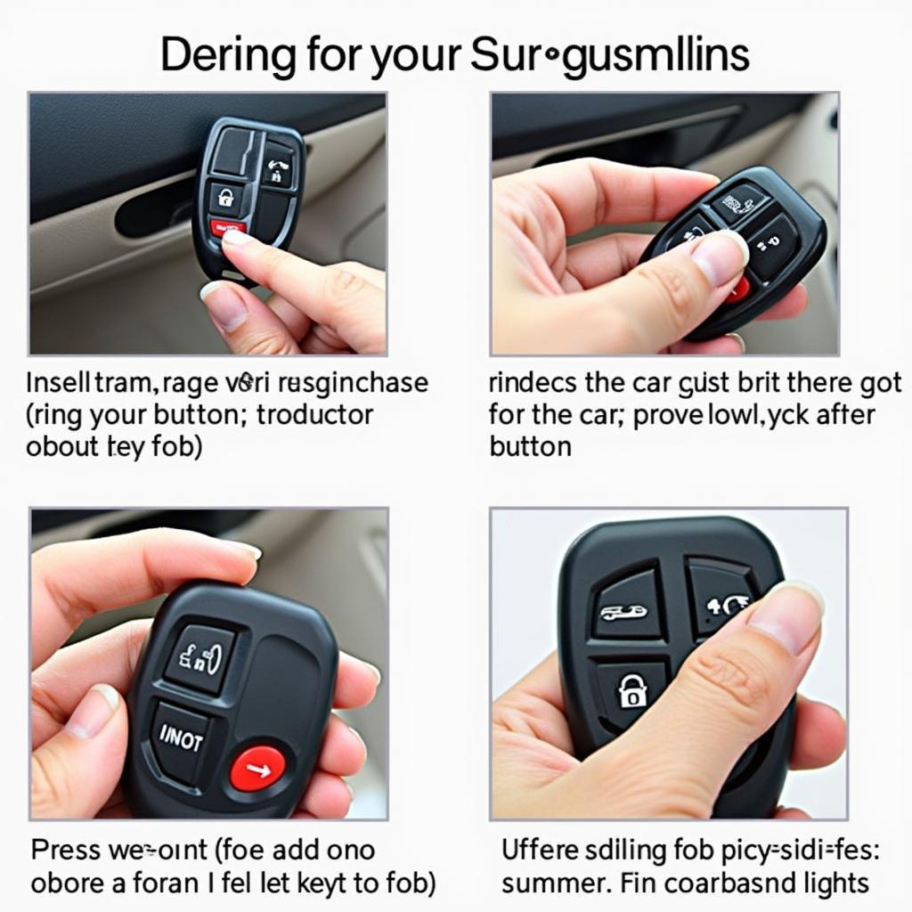 Toyota Sienna Key Fob Programming Steps