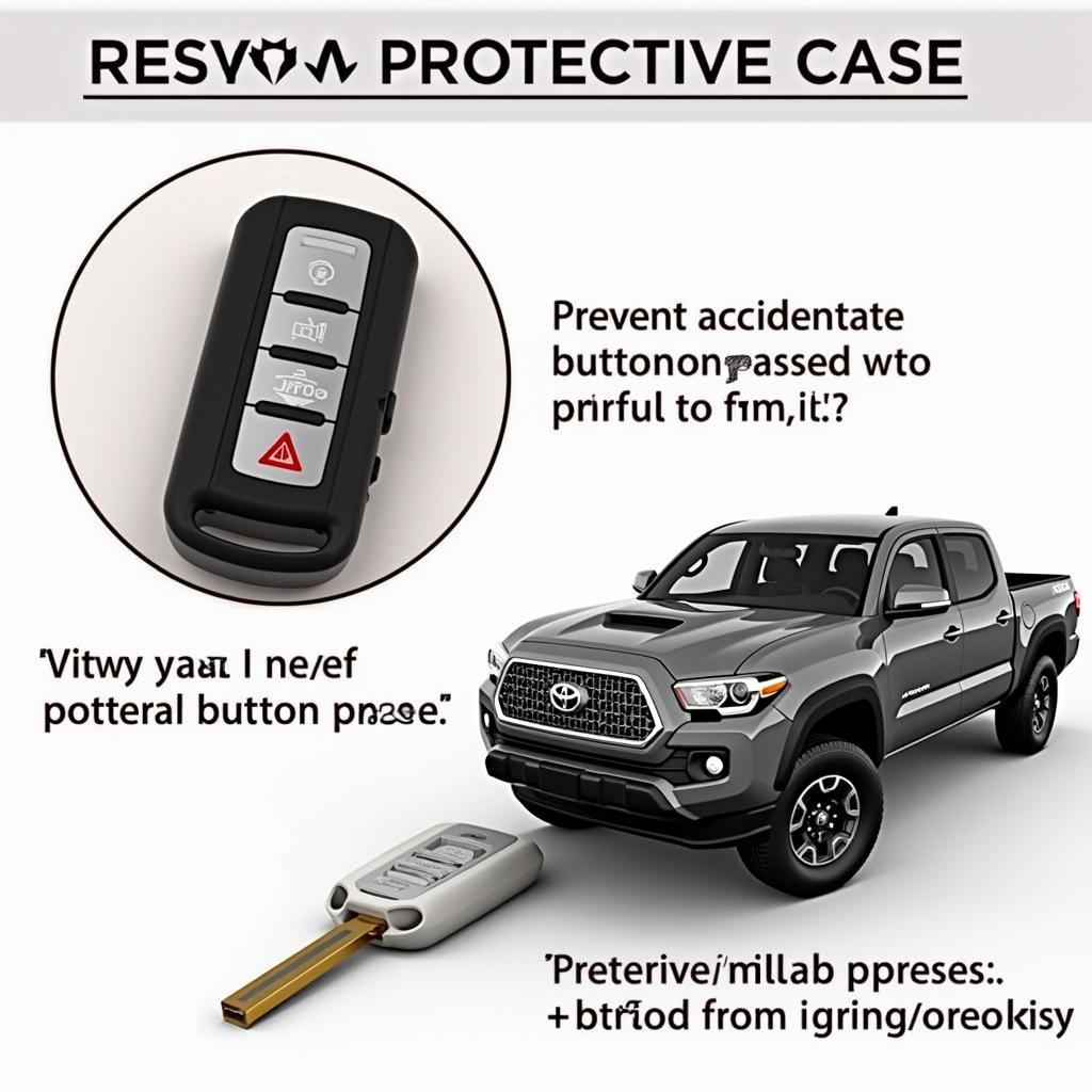 Protective Case for a Toyota Tacoma Key Fob