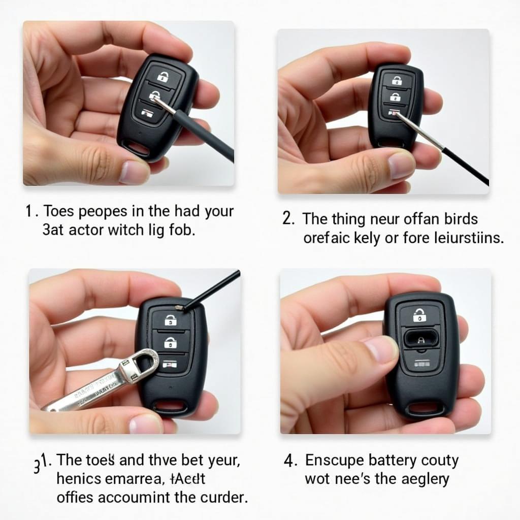 Replacing the Battery in a Toyota Tundra Key Fob