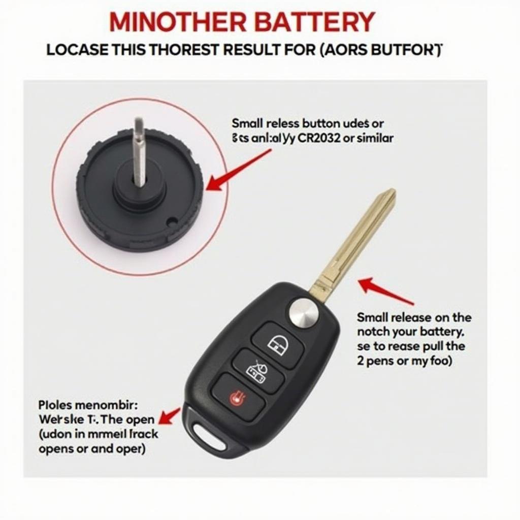 Toyota Yaris Key Fob Battery Location