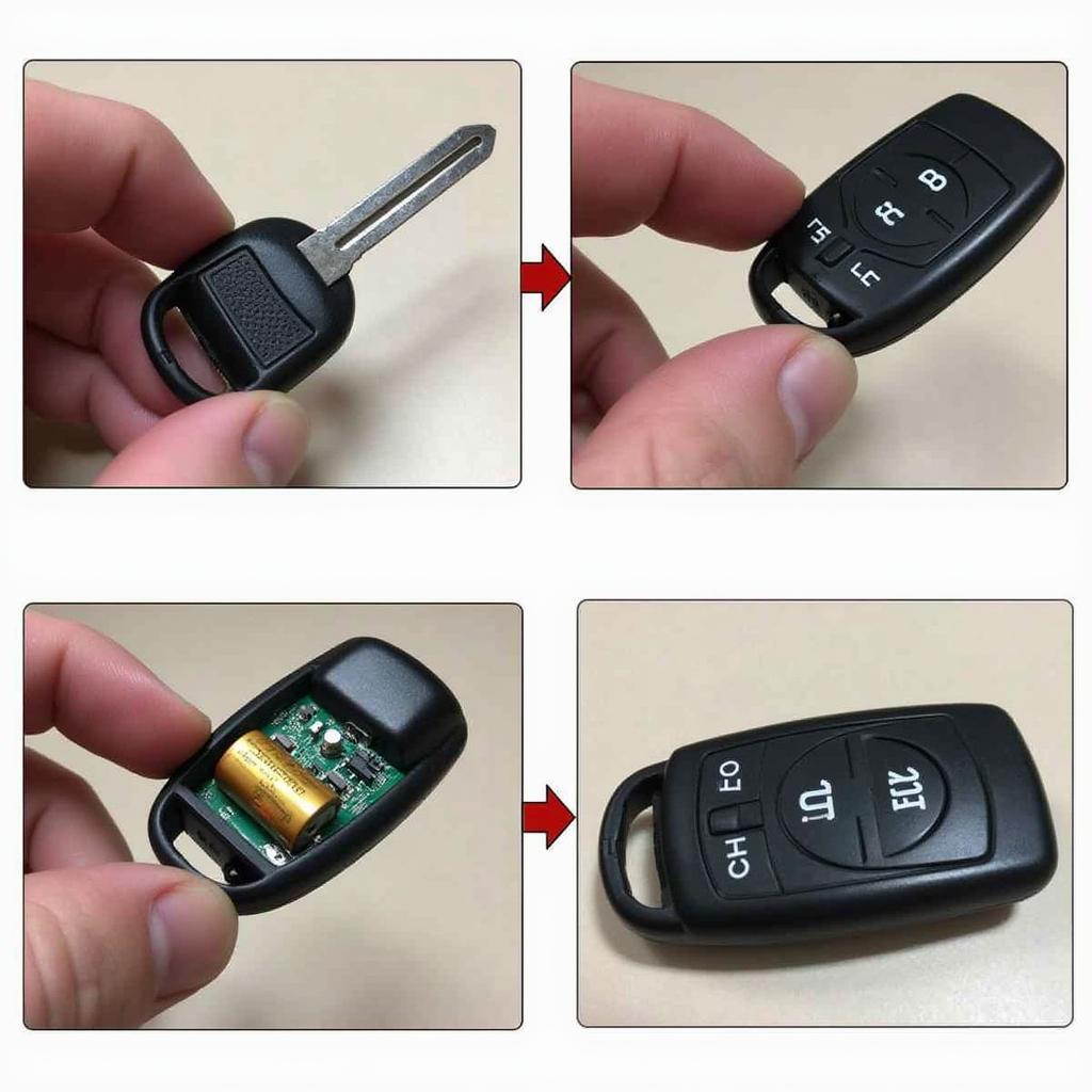 Step-by-step Transfer of Key Fob Internal Components