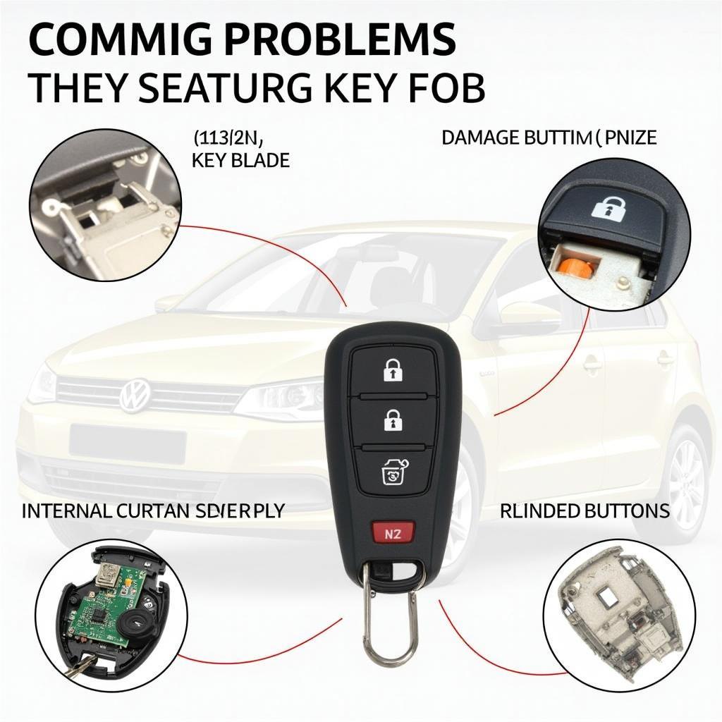 Troubleshooting common VW key fob problems like reprogramming or receiver issues