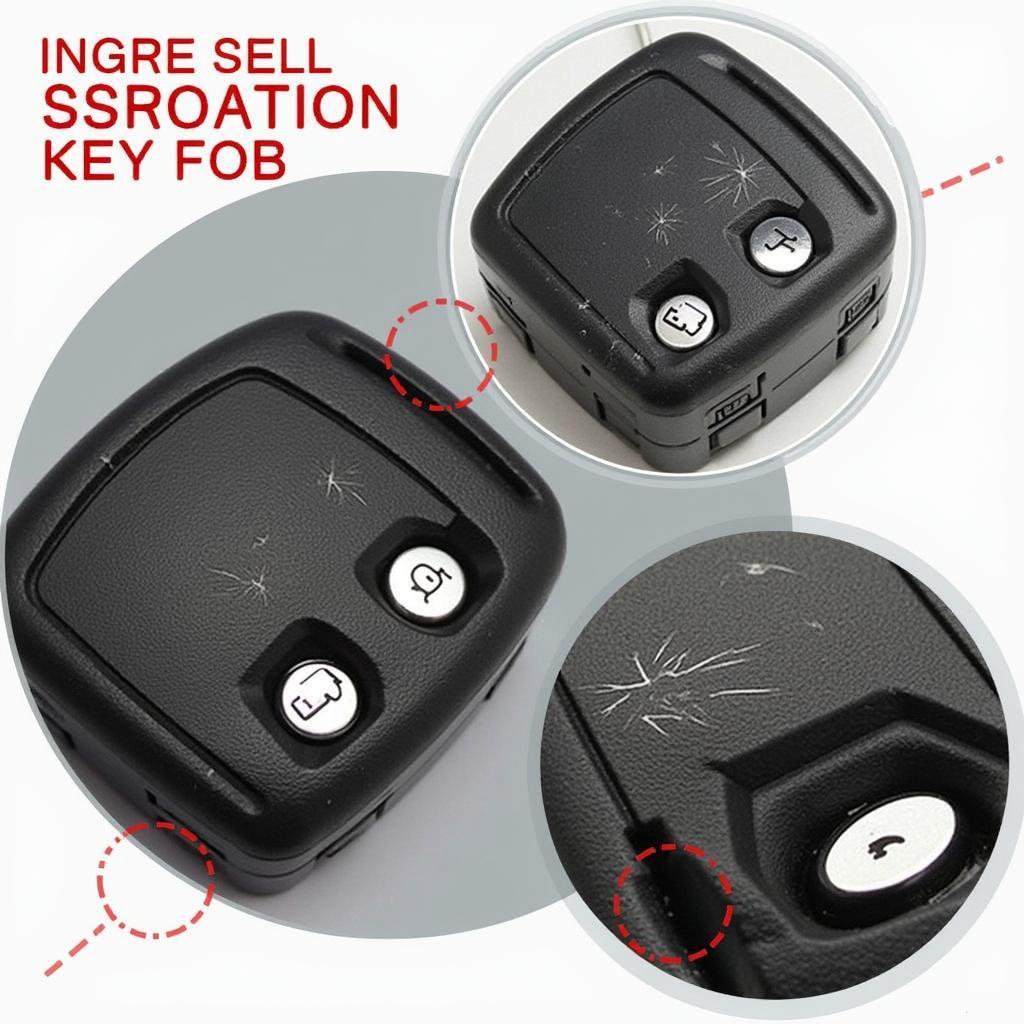 Checking the condition of a used BMW motorcycle key fob