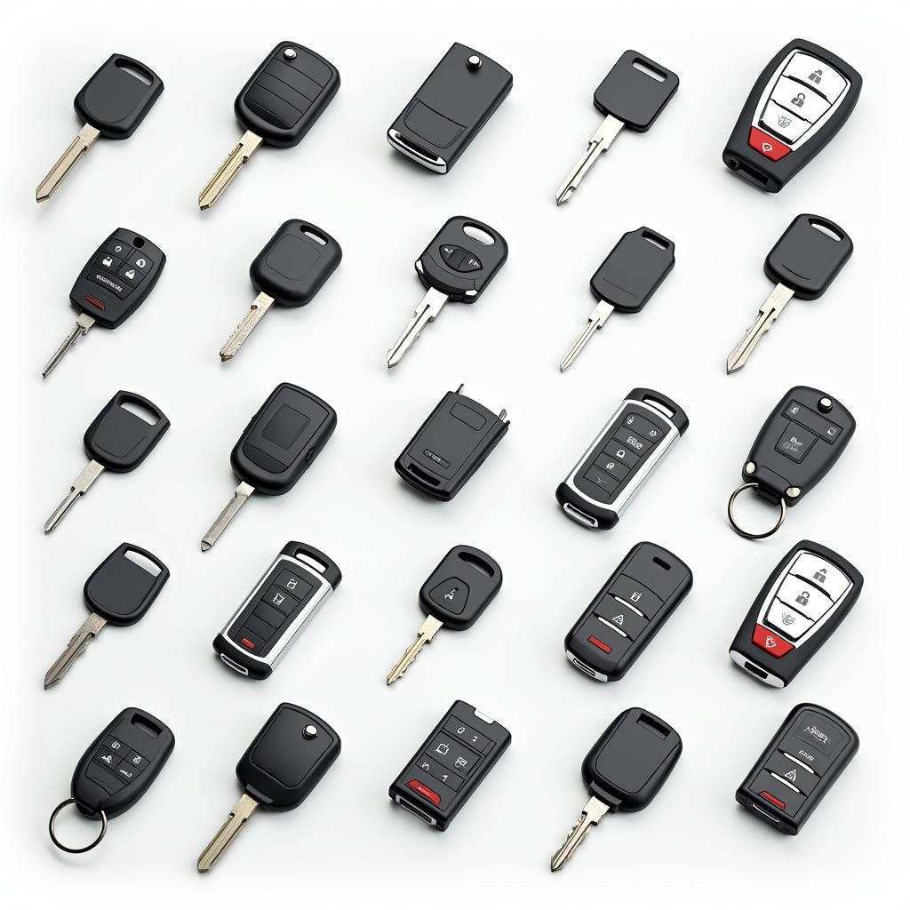 Different Types of Car Key Fobs and Keys