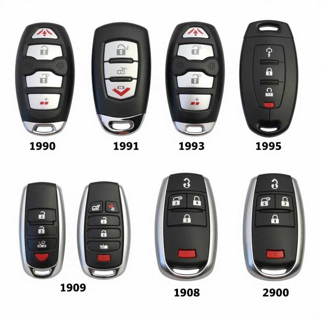 Different Types of Chevy Traverse Key Fobs